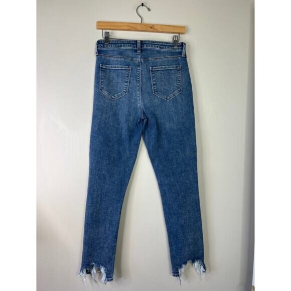 NEW L'Agence High Line High Rise Skinny Jeans Women's Sodalite Destruct Size: 26 - Picture 5 of 7